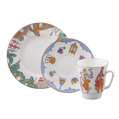 Набор посуды ИМПЕРАТОРСКИЙ ФАРФОРОВЫЙ ЗАВОД Комплект кофейный 