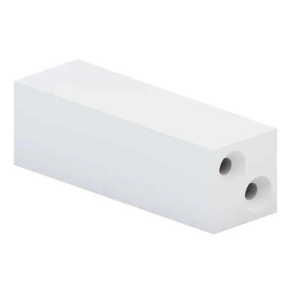 Коннектор 1 для профиля Лофт пластик белый
