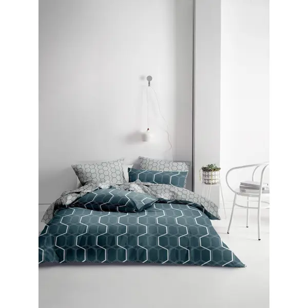 Комплект постельного белья Miaсона Polo евро бязь зеленый